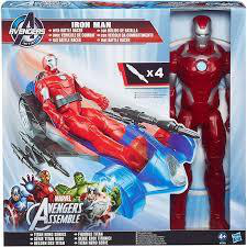Marvel Avengers Iron Man Figure & Vehicle by Hasbro