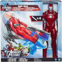 Thumbnail for Marvel Avengers Iron Man Figure & Vehicle by Hasbro