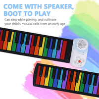 Thumbnail for 37 Keys Silicon Standard And Flexible Roll Up Piano Keyboard