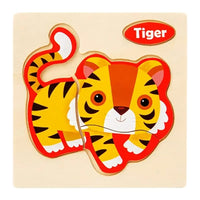 Thumbnail for Animal Shape Puzzle Toy-Tiger