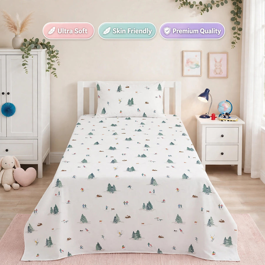Christmas Tree Kids Percale Bedsheet