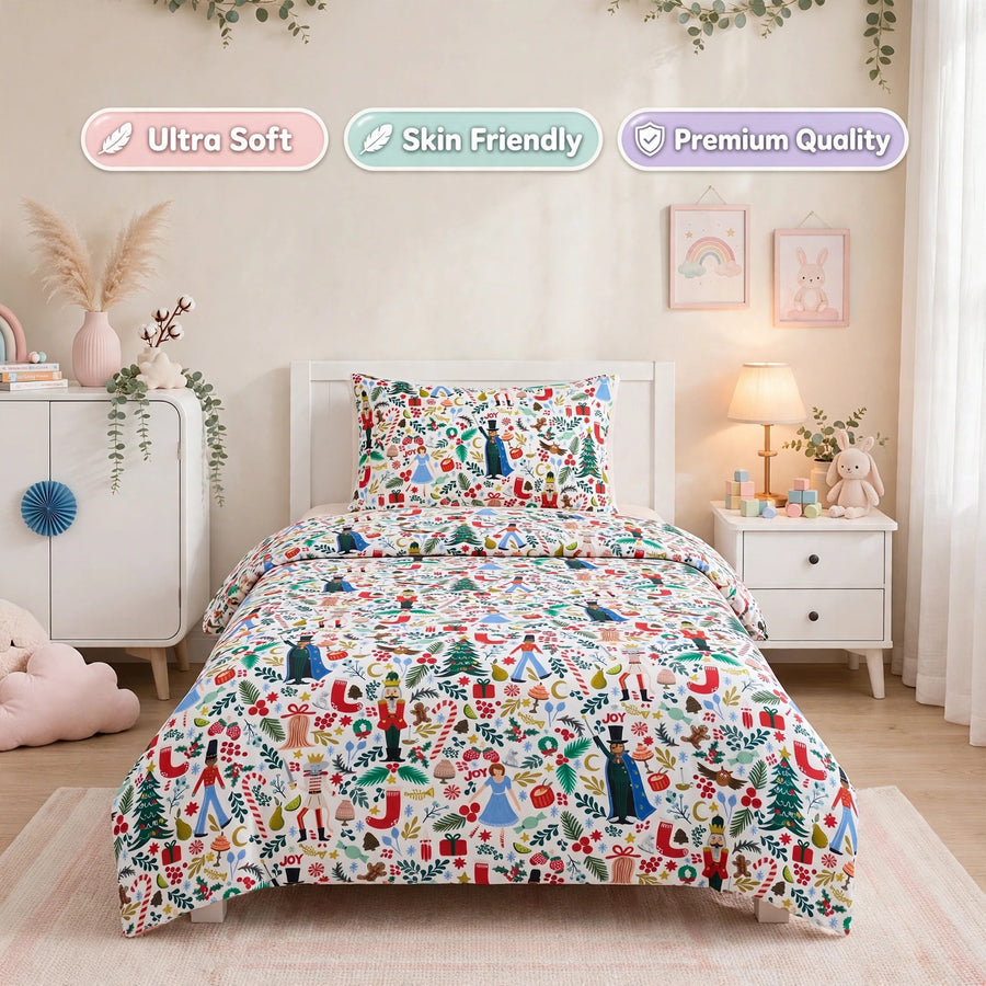 Christmas Kids Percale Bedsheet