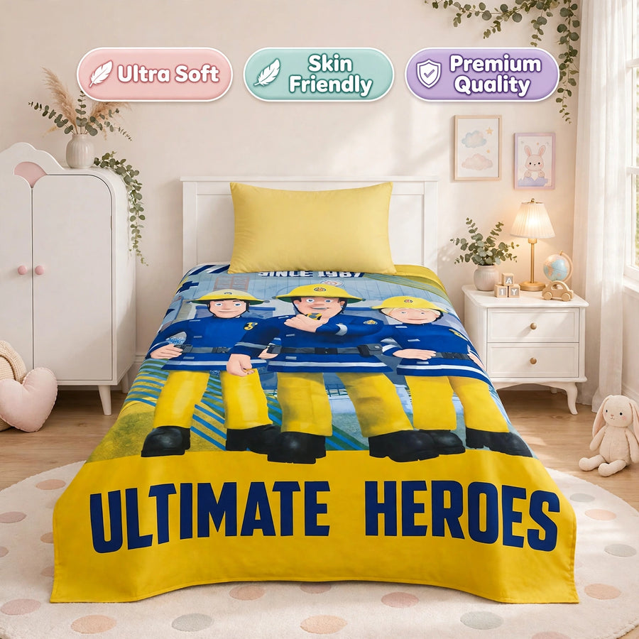 Ultimate Hero Kids Bedsheet