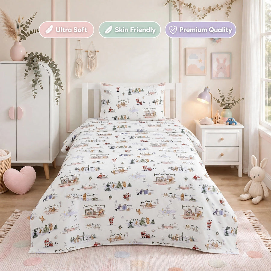 Christmas Kids Percale Bedsheet
