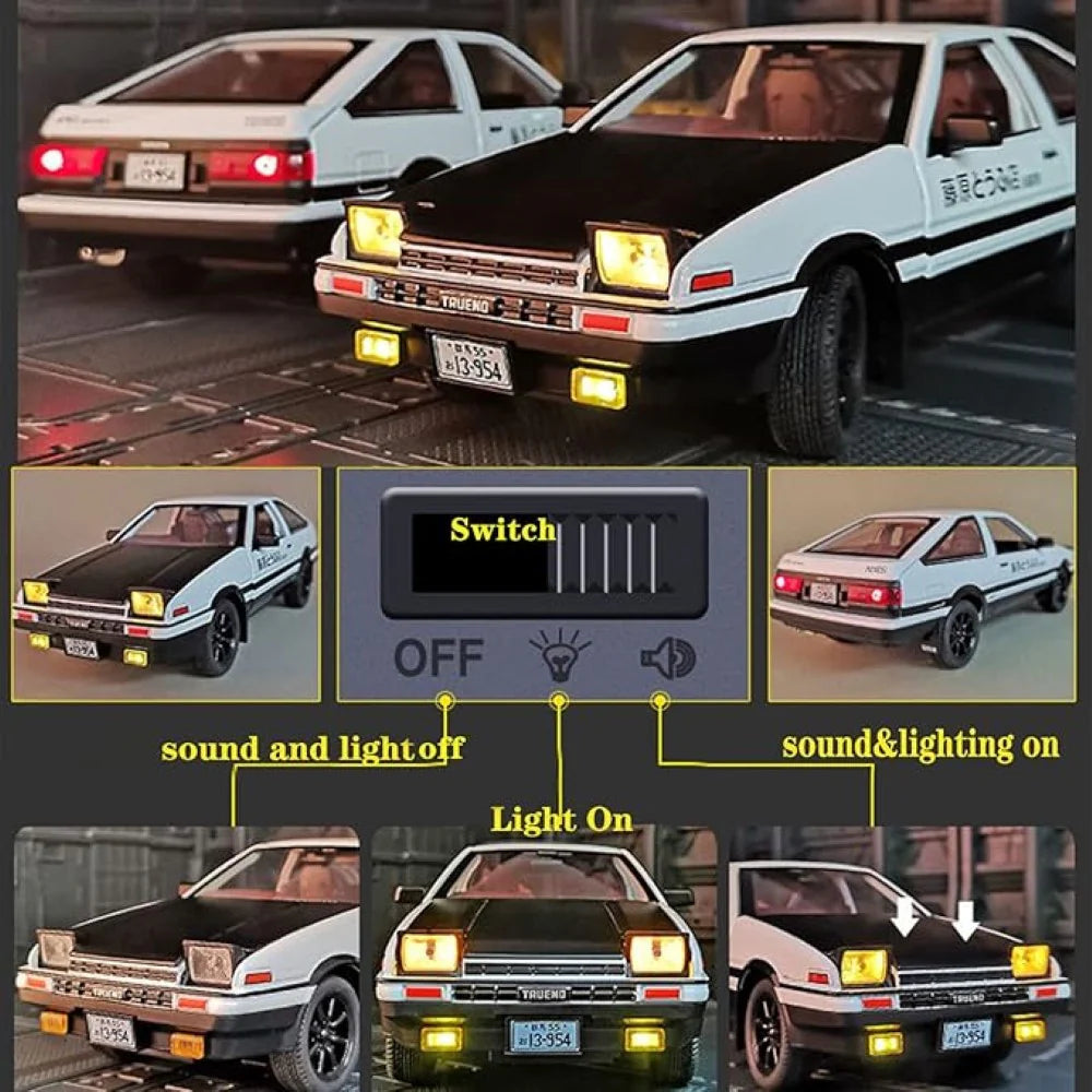 1.24 Scale Toyota AE86 Diecast Car