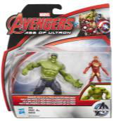 Marvel Avengers Hulk & Iron Man Figure 2-Pack by Hasbro