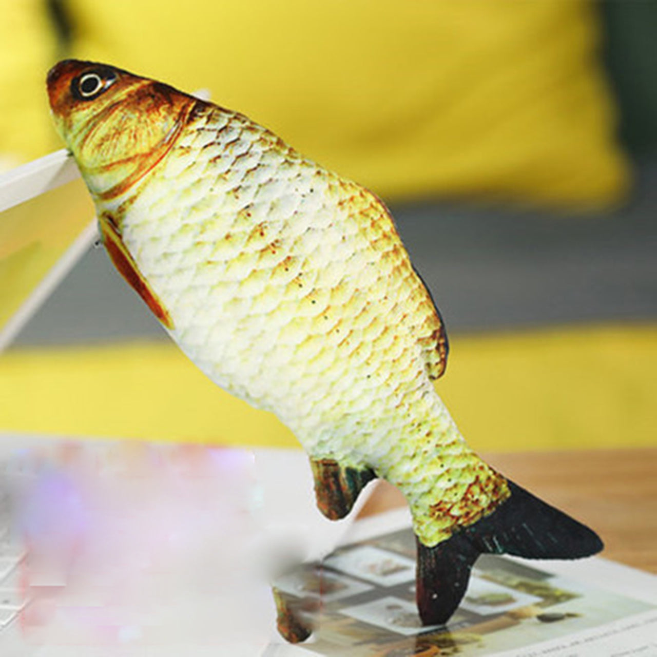 Electric Moving Fish Toy With LIght Sound And Voice Recorder