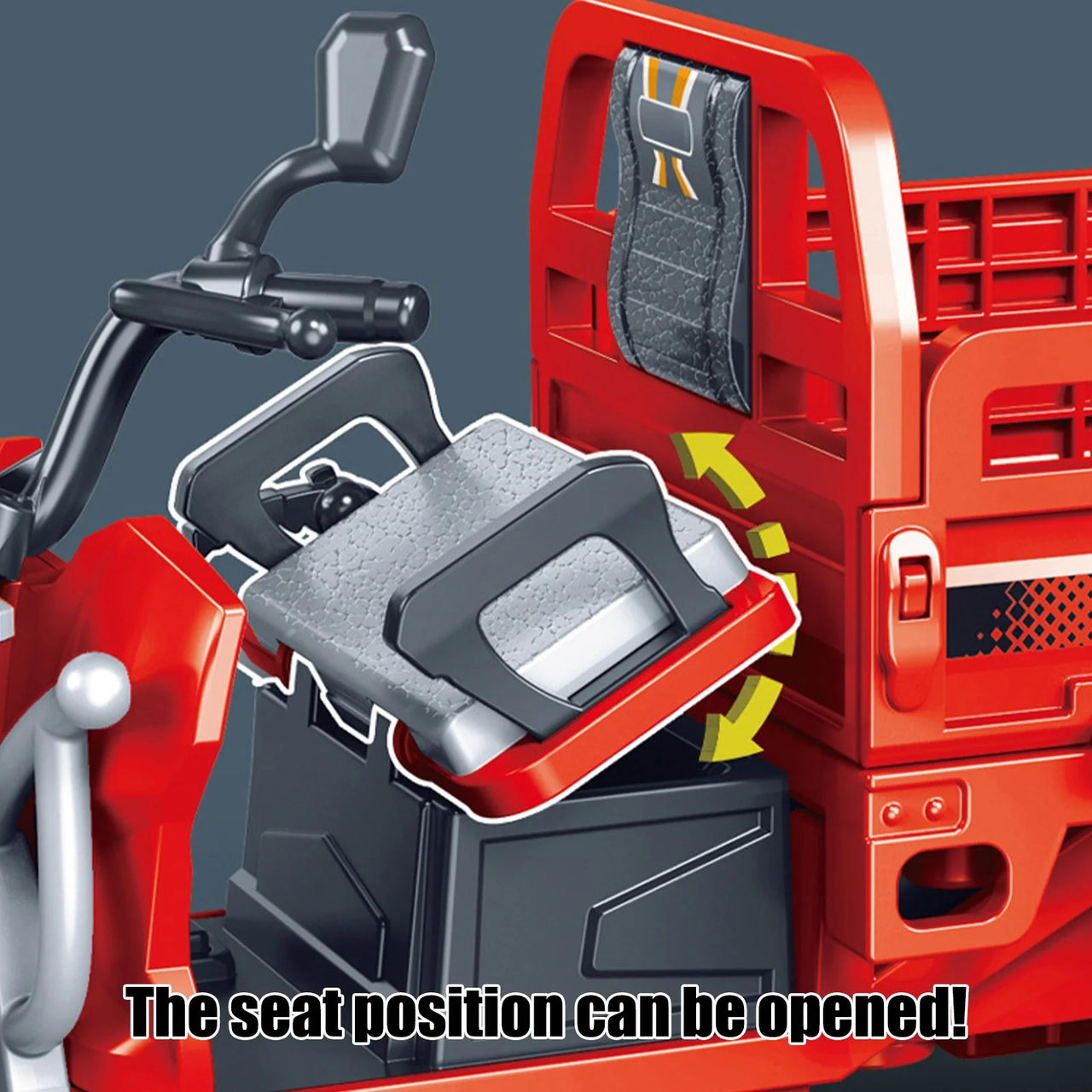 1:15 Scale Diecast Loader Rickshaw With Light And Sound