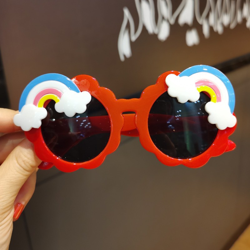 Rainbow Frame Sunglasses For Boys & Girls Assortment