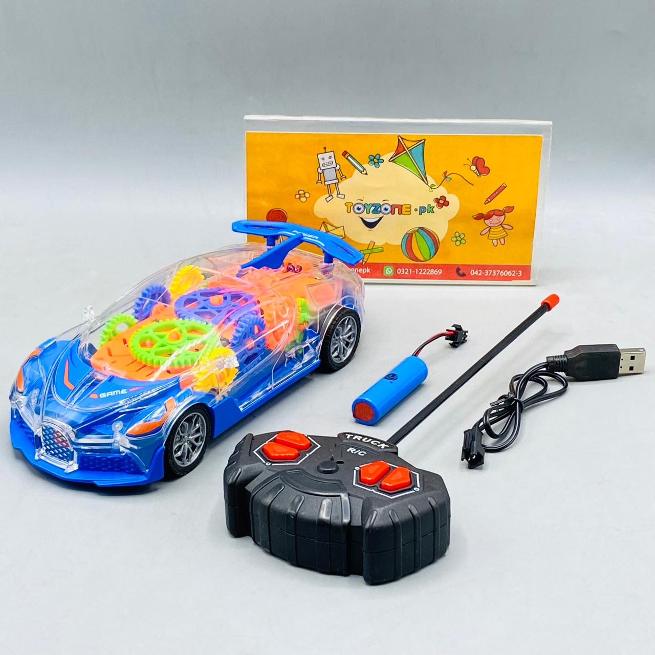 Transparent Concept Racing Car Toy