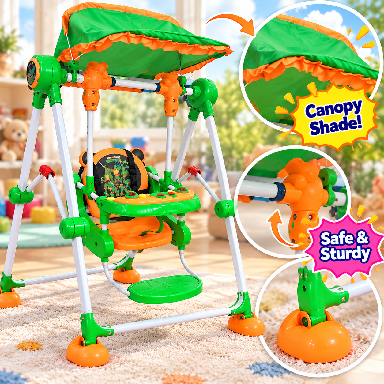Baby Garden Swing with Canopy