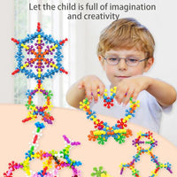 Thumbnail for 36 Piece Snowflake Building Block With 12 Different Color