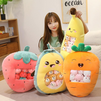 Thumbnail for Fruit Plush Pillow With Babies