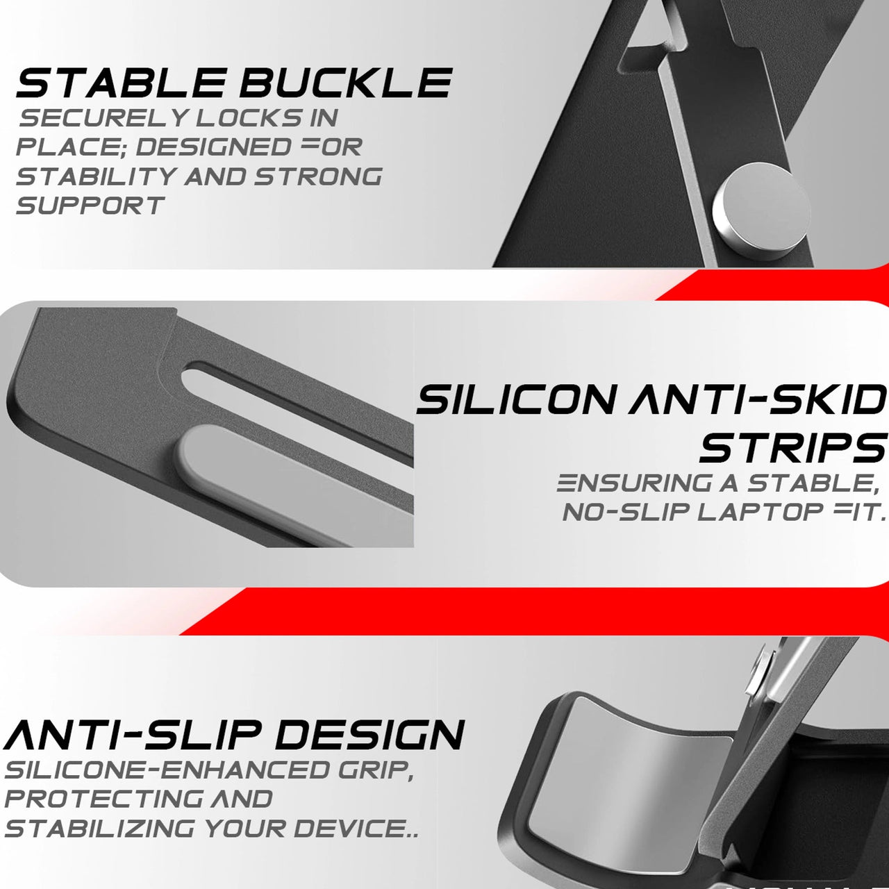 Adjustable  Foldable Laptop Alloy Stand