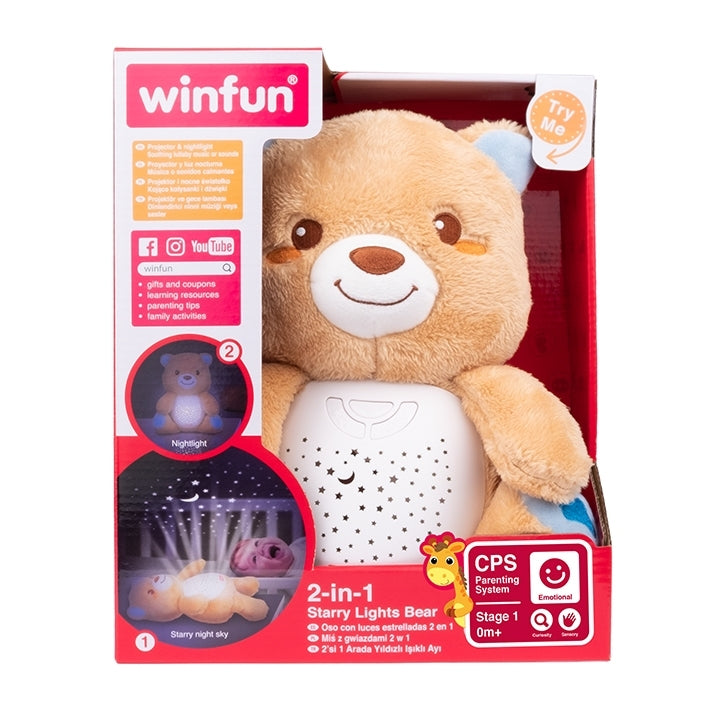 Winfun 2-in-1 Starry Lights Bear
