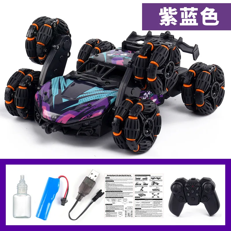 6 Wheels RC Stunt Spray Car