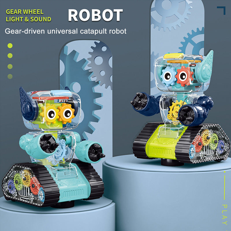 Gear-Gear Rotating  Robot