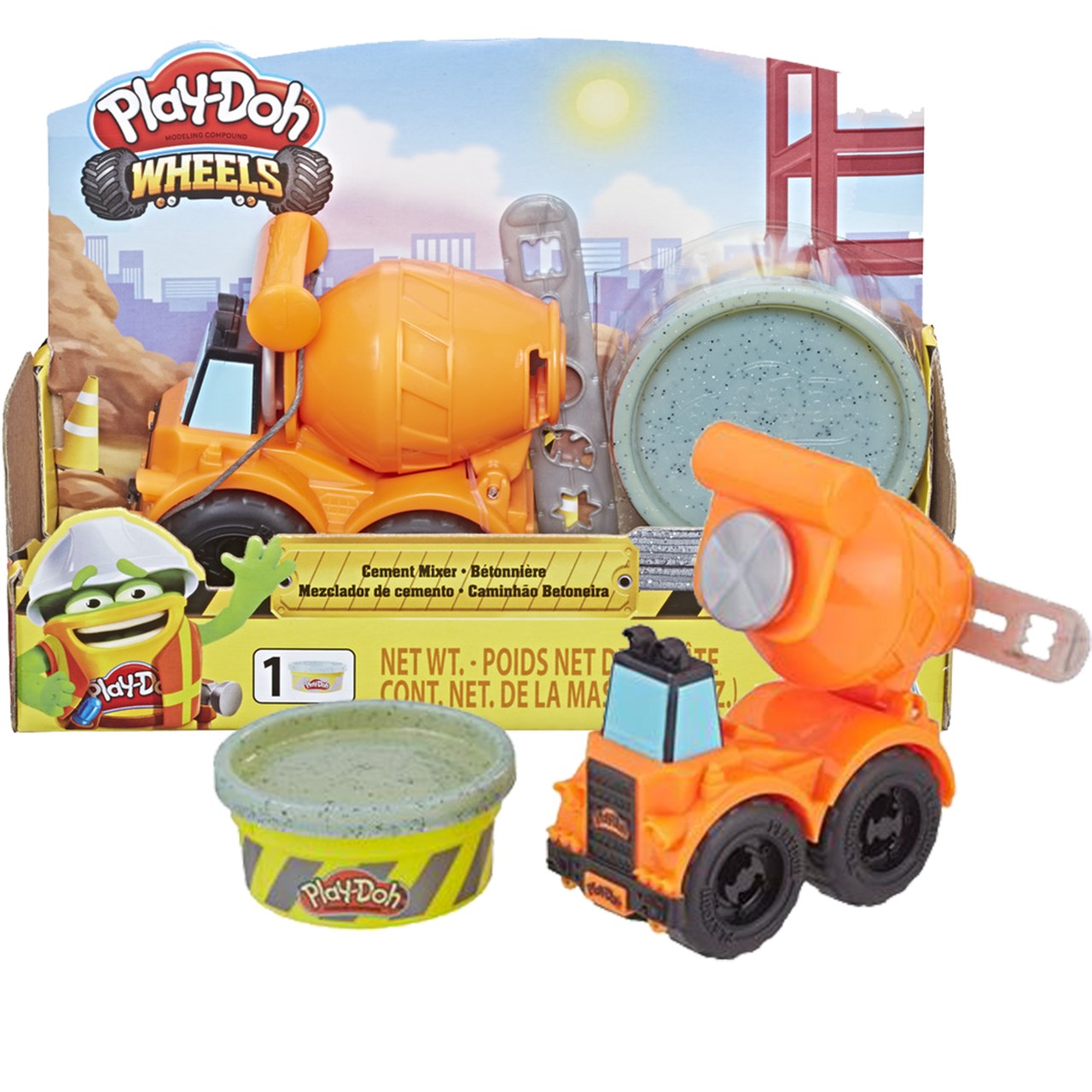 Play-Doh Wheels Mini Cement Truck Toy