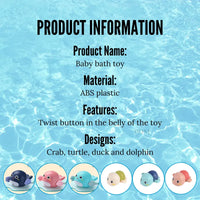 Thumbnail for Cute Dolphin Baby Bath Toy