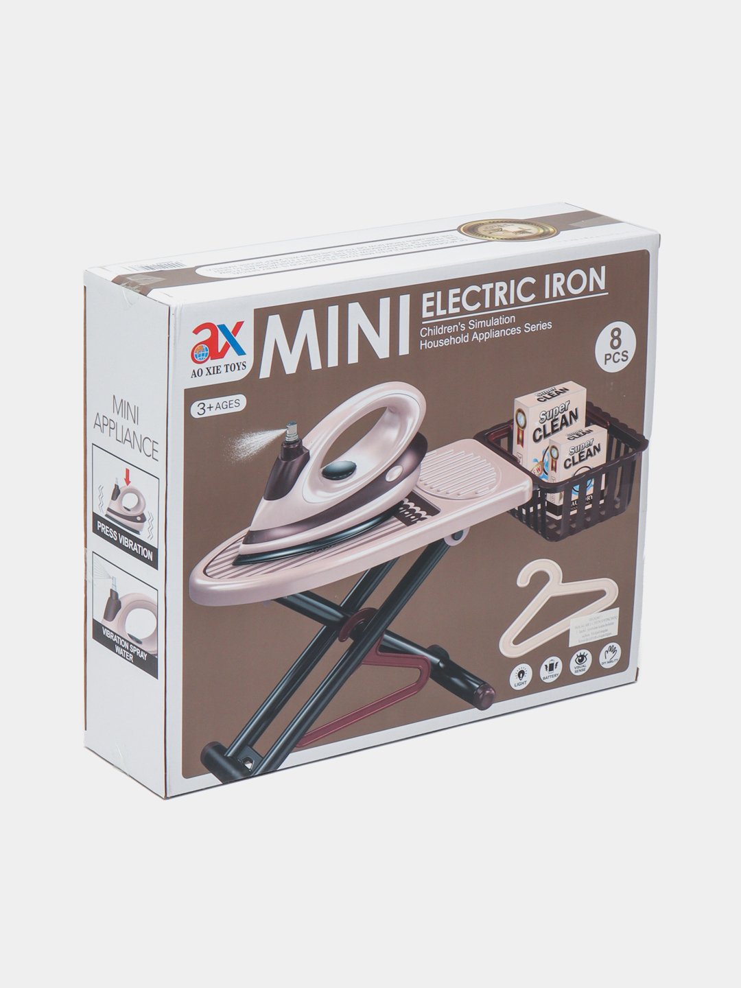 Pretend Play Mini Appliance Iron Set