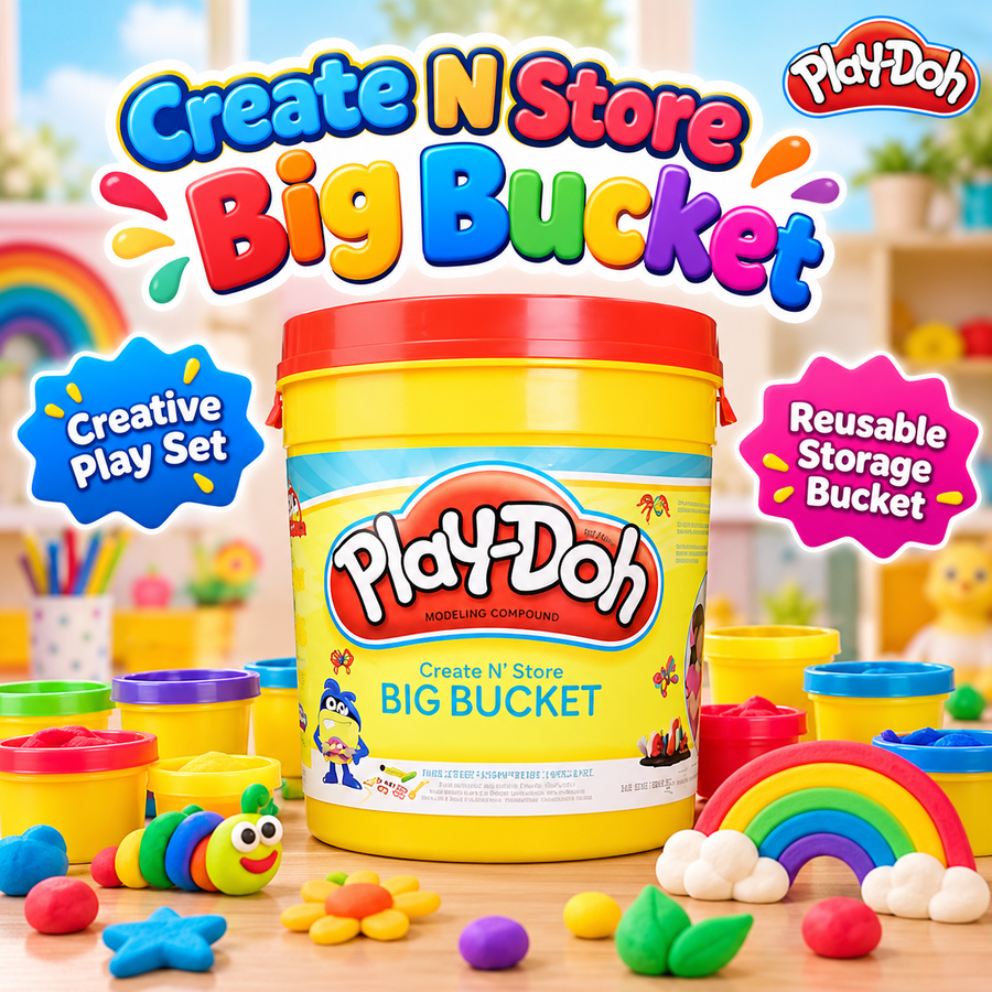 Hasbro Play-Doh Create 'N Store Big Bucket
