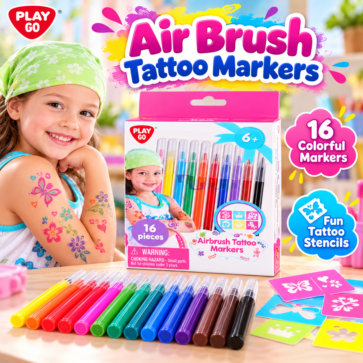 PlayGo AIR Brush Tattoo Marker