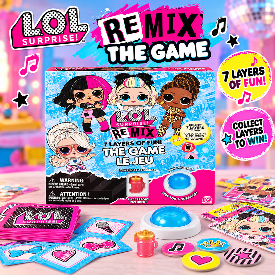 L.O.L. Surprise! Remix Surprise Board Game by MGA