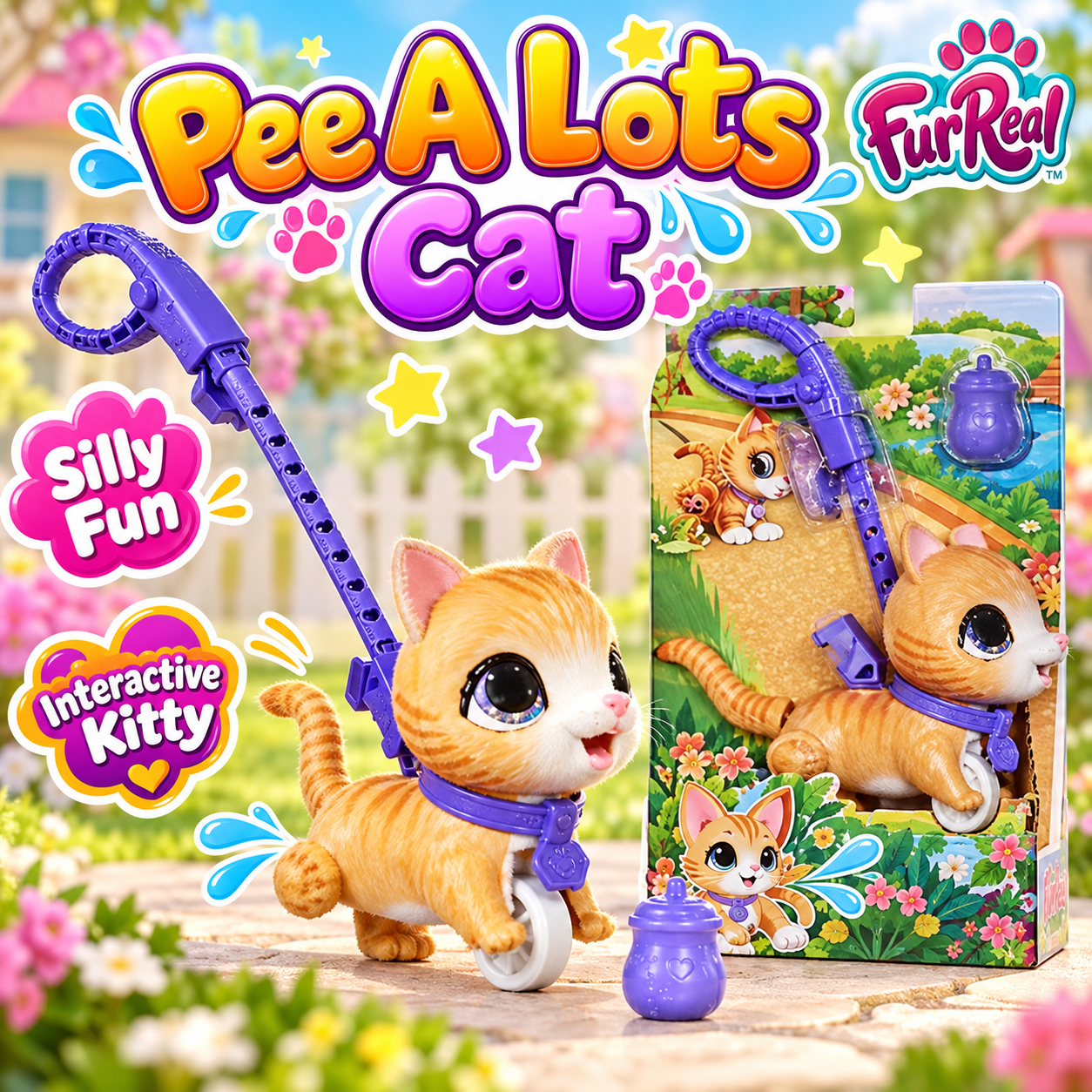 FurReal Peealots Interactive Kitty by Hasbro