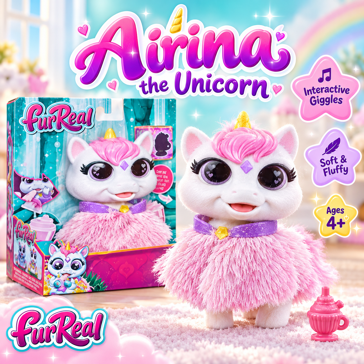 FurReal Airina the Unicorn Interactive Pet by Hasbro
