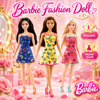 Thumbnail for Barbie Butterfly-Print Fashion Doll by Mattel