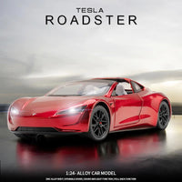 Thumbnail for Diecast Tesla Roadster Model Car 1:24 Scale