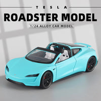 Thumbnail for Diecast Tesla Roadster Model Car 1:24 Scale