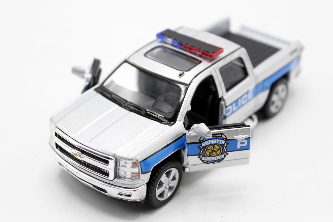 Kinsmart Police TruckK 2014  Chevrolet Silverado Diecast Model