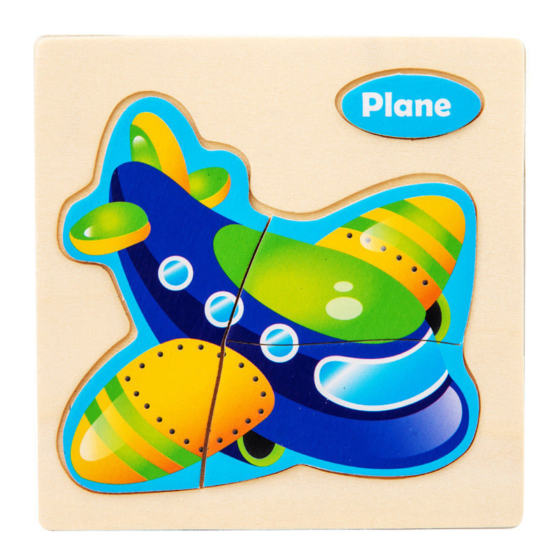 Animal Shape Puzzle Toy-Plane