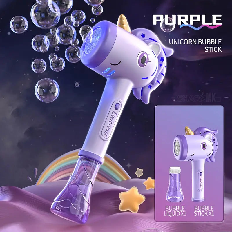 Automatic Unicorn Bubble Wand