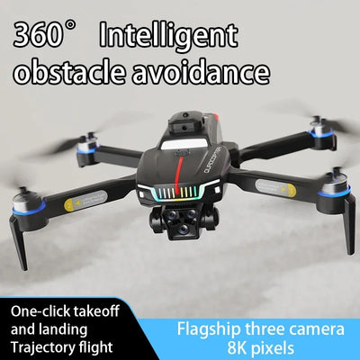 J6 P Intelligent Aerial Drone With Triple Camera And LCD Remote