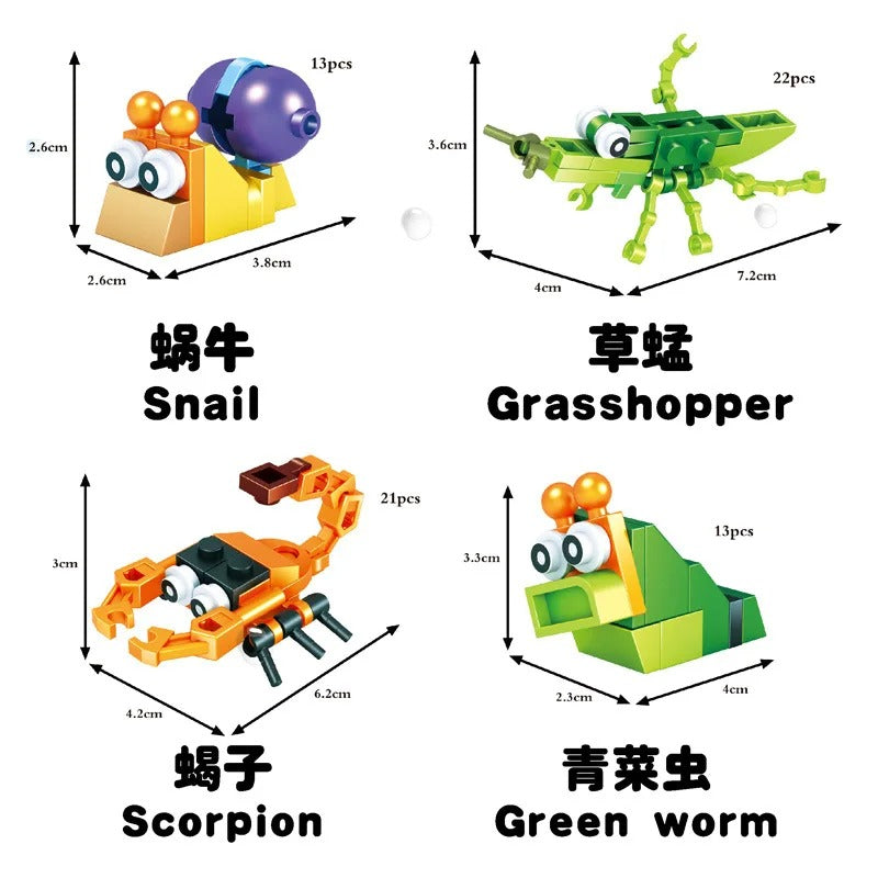 Buy Insects Block 12Pcs For Kids' Online – ToyZone.Pk