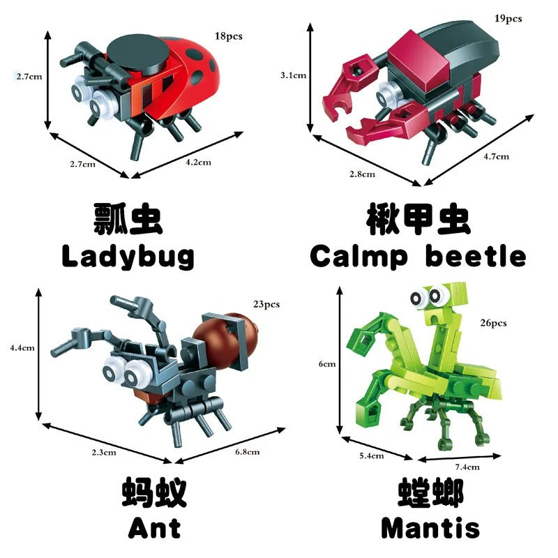 Insects Block 12Pcs For KIds