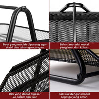 Thumbnail for Office Metal Mesh Desk Accessories Deal (Pack of 7)