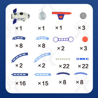 Thumbnail for Explorer Space Track Set with Light and Smoke Effect