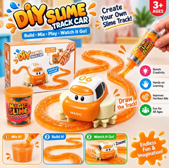 Magic Slime Track Car DIY Track Making Toy