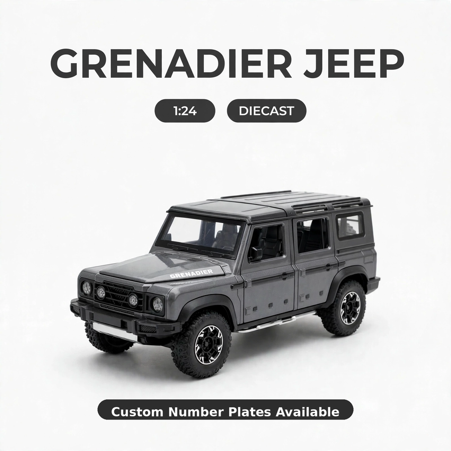 1:24 Diecast Grenadier Jeep With Light Sound and Smoke