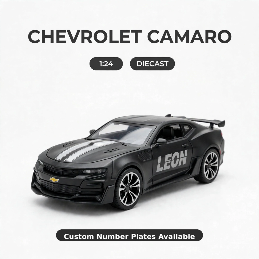1:24 Diecast Chevrolet Camaro With Light Sound and Smoke