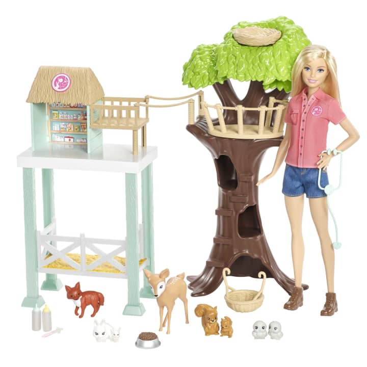 Barbie Animal Doctor Doll With Playset