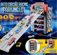 Thumbnail for Auto Circuit Racing Parking Lot with 8 Mini Cars (Without Battery)