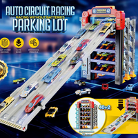 Thumbnail for Auto Circuit Racing Parking Lot with 8 Mini Cars (Without Battery)