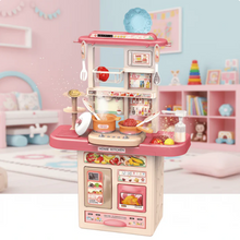 Mini Home Kitchen With Mist and Light Effect