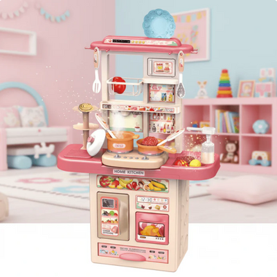 Mini Home Kitchen With Mist and Light Effect