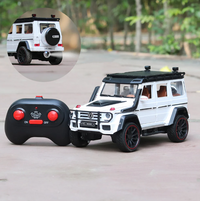 Thumbnail for 1:24 Remote Control Mercedes Benz G-Class Diecast Car Light And Sound With Smoke Effect