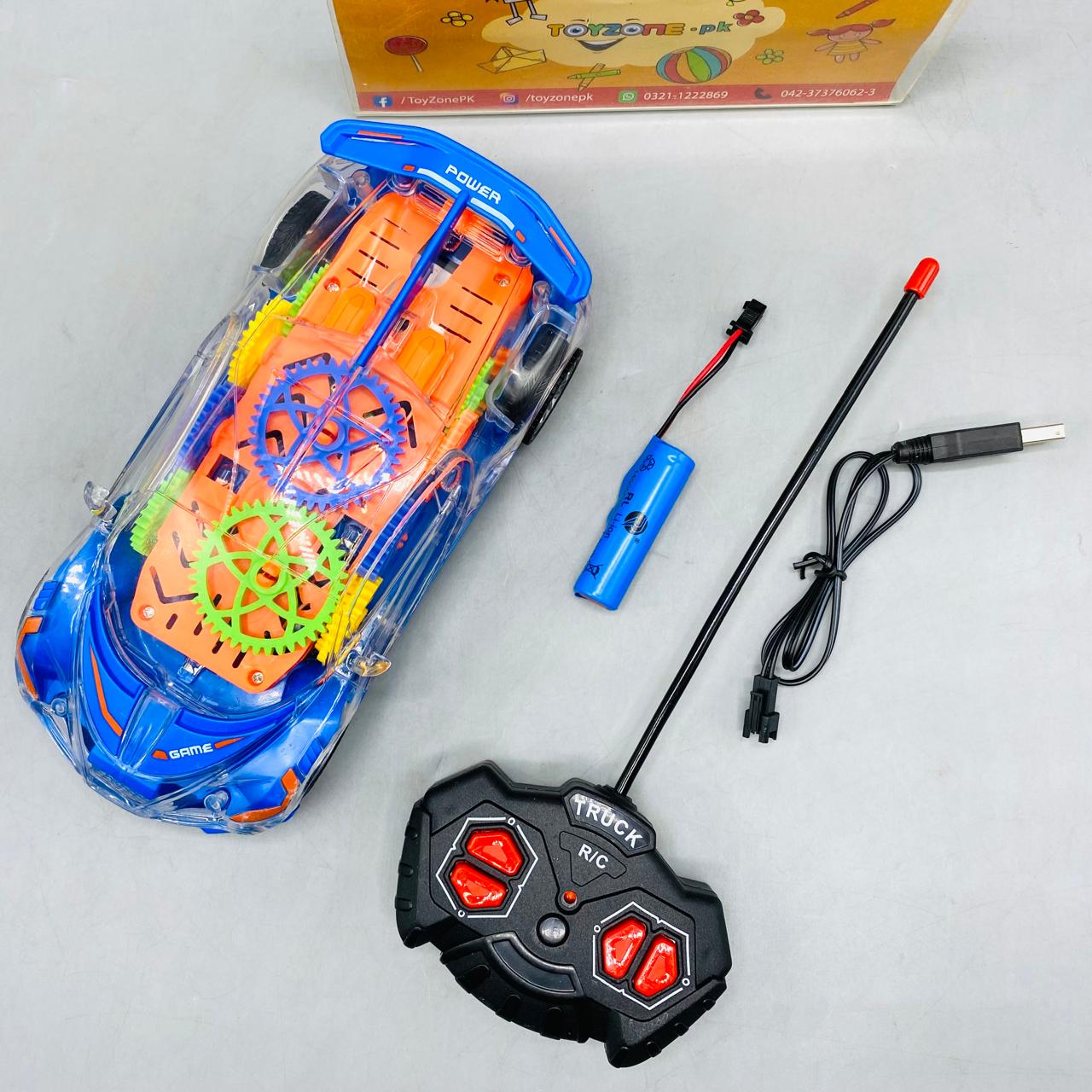 Transparent Concept Racing Car Toy